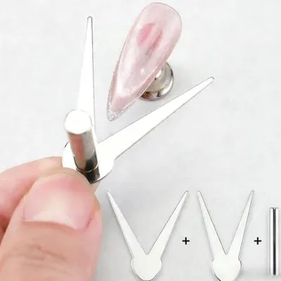 Produktbild von 3 Magnete für Gel-Nagellack, doppelseitige Werkzeuge für magnetische Maniküre und Nageldesign für Frauen, Mütter, Ehefrauen, Töchter, Freundinnen und Erwachsene