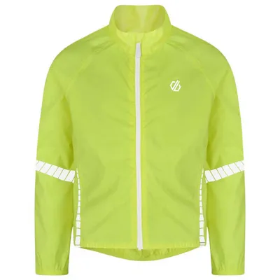 Image de Veste de cyclisme pour garçon, en polyester, jaune fluo, taille 146/152