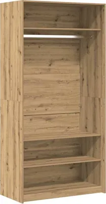 Zdjęcie produktu dla Szafa, dąb artisan, 100x50x200 cm, materiał drewnopochodny