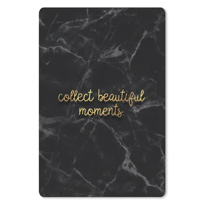 Produktbild von MuchoWow® Mauspad Mousepad Zitate - Sprichwörter - Gold - Marmor 18x27 cm - Mousepads - Maus Mat - Pad - Mausunterlage