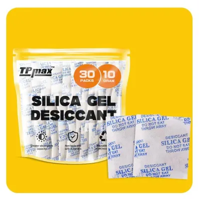 Produktbild von 30 Packungen Silicagel-Luftentfeuchter zur Feuchtigkeitskontrolle