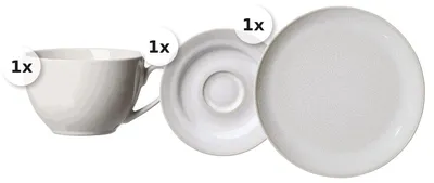 Produktbild von Kaffeeservice Erweiterungsgedeck 3 tlg. Laredo