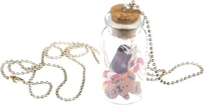 Produktbild von Bonbonglas Weihnachten Plätzchen Kette 80cm Halskette Miniblings Cookie Glas Keks