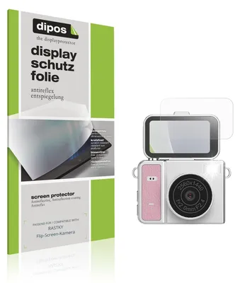 Produktbild von 4x Schutzfolie für RASTKY Flip-Screen-Kamera matt Displayschutzfolie Folie Display Schutz dipos