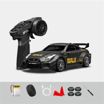 Obrázok produktu pre Hstar D43-02 RC model auta, drift, mierka 1:43, 2,4 GHz, 4x4, gyroskop, proporcionálne ovládanie, kovový karoséria, LED osvetlenie, mini závodné auto, pripravené na okamžité použitie (RTR), vysoká rýchlosť, typ: čierna, 02Q9