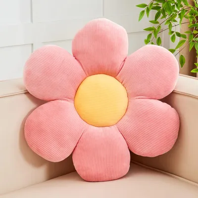 Produktbild von Blumenkissen – Weich, 38 cm – Rosa