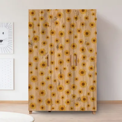 Produktbild von Skye Decor, Leva Hedera Seed, Kleiderschrank, Atlantische Kiefer, 100 % MELAMINBESCHICHTETE SPANPLATTEN, 120 x 48 x 189 cm
