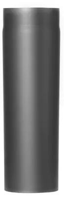 Produktbild von Raik Basic Längenelement 130mm gussgrau Länge 1000mm für Rauchrohr / Ofenrohr