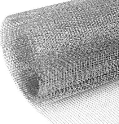 Obrázok produktu pre 100 cm x 5 m jemné pozinkované pletivo - veľkosť ôk 6 mm - hrúbka drôtu 0,55 mm - oplotenie pre hydinu - hlodavce - vtáky
