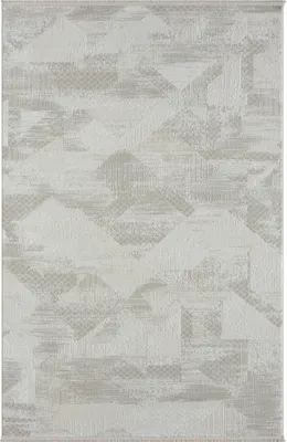 Produktbild von MY-RUG Teppich,Lovisa, 230x160, Kurzflor-Teppich, creme weiß, weich, gemütlich, mit schönem Muster, flachgewebt, rechteckig