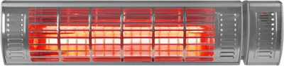 Produktbild von Euromac Golden 2000 Ultra RCD, Infrarot-Heizlüfter, 100°, IP65, Zimmerdecke, Wand, Edelstahl, Aluminium
