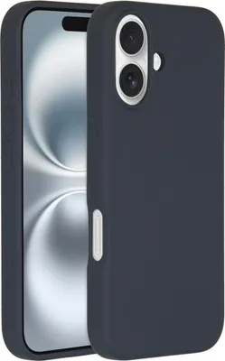 Image de Accezz Liquid Silicone Backcover avec MagSafe pour l'Apple iPhone 16 - Bleu foncé