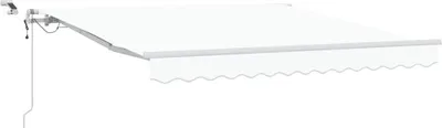 Zdjęcie produktu dla Markiza zwijana Biały 300 x 250 cm Poliester i Metal