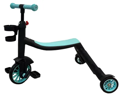 7-in-1 Kinderdriewieler, verstellbar, Balance-Scooter, Blau