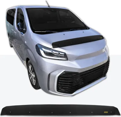 Image de Bra Capot Déflecteur Protection Pour Toyota Proace Depuis 2016, Aérodynamique, Assemblage Facile, Aucun perçage requis