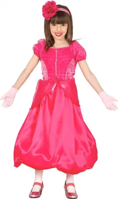 Produktbild von rosa Prinzessin Kostüm für Mädchen Gr. 98-134, Größe:110/116