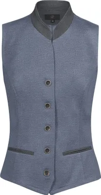 Produktbild von Greiff Corporate LANDHAUS Damen Jerseyweste Regular-Fit Blau/Grau 48