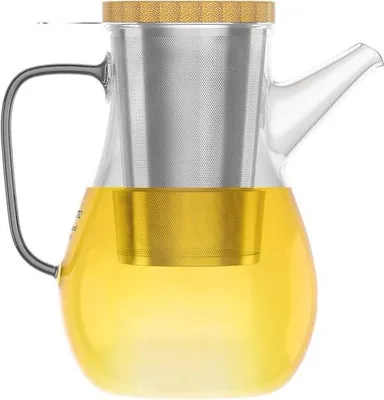 Produktbild von Famanu Teekanne mit Sieb - 1,1 Liter hitzebeständig