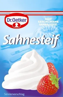 Zdjęcie produktu dla Dr Oetker usztywniacz do śmietany 40g do bitej śmietany 15 opakowań