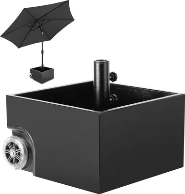 Produktbild von Jopassy Garten Balkonschirmständer Sonnenschirmständer, Schirmständer befüllbar mit 68 kg Sand/Stein, Marktschirmständer