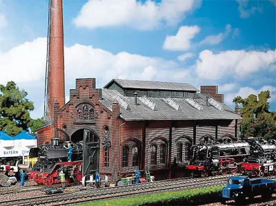 Produktbild von Faller H0 120159 Lokschuppen Lokwerkstatt Bahnbetrieb Bausatz 1:87