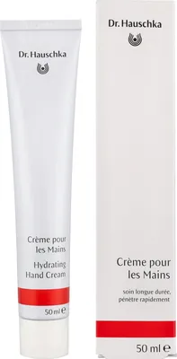 Produktbild von Dr. Hauschka Hydrating Hand Cream, Creme, Unisex, trockene Haut, Feuchtigkeitsspendend, Nährend, Glättend, 50 ml, Tube