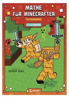 Obrázok produktu pre Mathe für Minecrafter - Textaufgaben 1. und 2. Klasse