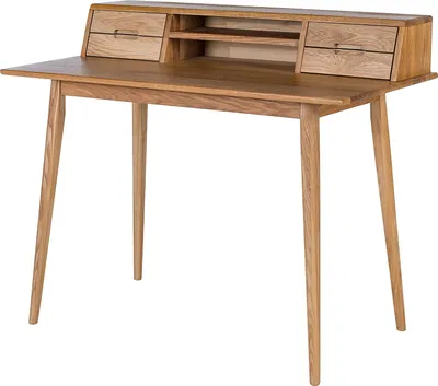 Produktbild von home24 Schreibtisch - Eiche Massiv