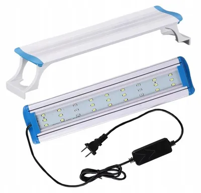 Obrázok produktu pre Osvetlenie akvária, 36 LED, 12 W, nastaviteľné do 45 cm, biele