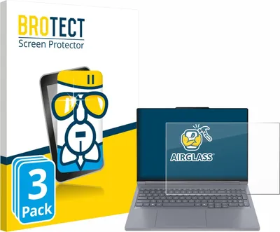 Produktbild von 3x BROTECT Schutzglas für Lenovo ThinkBook 16p Gen 6 Schutzfolie Panzer Folie Glas Display Schutz klar