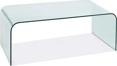 Produktbild von Couchtisch Glastisch Priam 120x60x42cm transparent