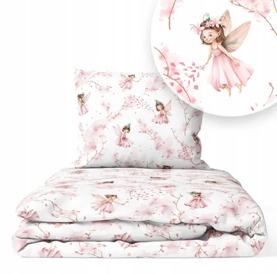 Produktbild von Kinderbettwäsche 100x135 Baumwolle Baby Bettwäsche Set 100x135 + 40x60 Kissenbezug Jungen & Mädchen Kleinkind Bettbezug