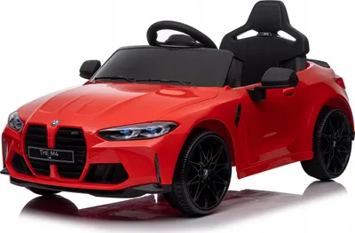 Immagine prodotto di Ekspand | Auto elettrica BMW M4 - Rosso - Motore 2x35W - Telecomando - Ruote EVA - Esperienza di seduta