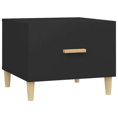 Obrázok produktu pre Konferenčný stolík čierny 50x50x40 cm spracované drevo
