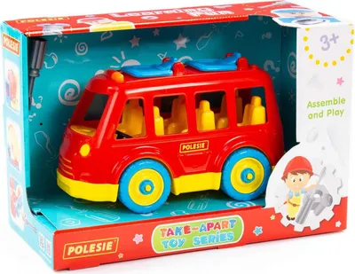Produktbild von Blocks-Transport "Bus" (26 Stück) (in einer Box) WADER Polesie