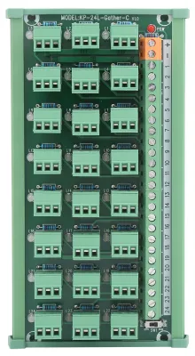 Produktbild von Klemmenblock 3-Draht 24-Kanal-Erfassungsplatine NPN PNP-Ausgang KP24LGatherC