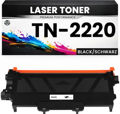Produktbild von 2 x Toner TN-2220 hochwertige Brother alternative Schwarz TN2220 Tonerkartusche für Konica Minolta 1590mf DCP-7060/7065DN/7070DW/7065/7070/7070DWR