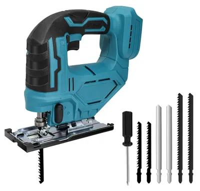 Image de Scie sauteuse sans fil / scie à découper - Batterie 20 V - Profondeur de coupe 65 mm - 2 900 tr/min - 1 batterie incluse - Chargeur UE