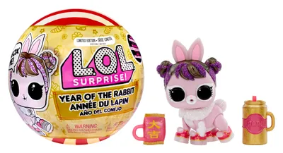 Produktbild von L.O.L. Surprise! Year of the Rabbit Pet (CNY Supreme), 4 Jahr(e), Mehrfarbig, Kunststoff