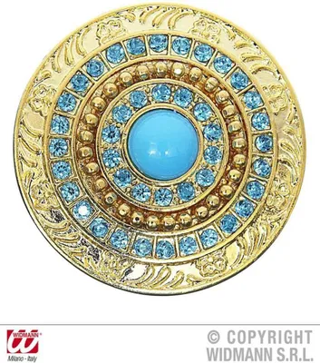 Produktbild von ägypterin Ring Cleopatra gold-türkis - Einheitsgröße