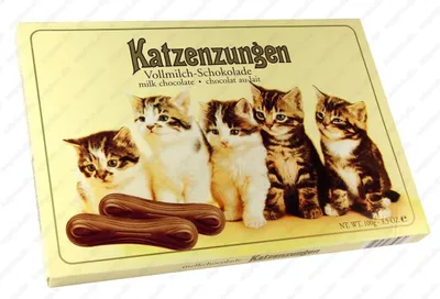 Produktbild von Sarotti Katzenzungen Vollmilch Schokolade in Löffelbiskuitform 100g