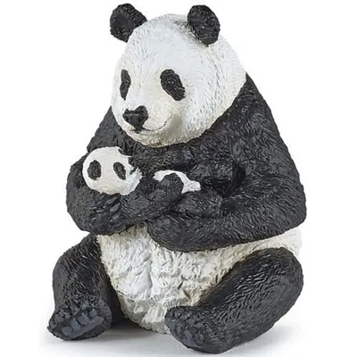 Produktbild von papo Papo 50196 Sitzender Panda mit Jungem