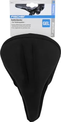 Produktbild von Fischer Satteldecke Trekking-Sattel Gel schwarz