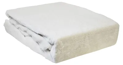 Produktbild von Teddy Flausch Spannbettlaken 180-200x200cm Cashmere Touch Weiß Grau Anthrazit Weiß