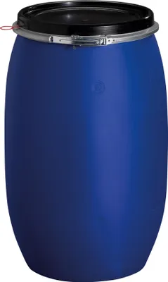 Immagine prodotto di GRAF fusto a bocca larga in plastica 220 litri blu idoneo al contatto con alimenti con marchio UN
