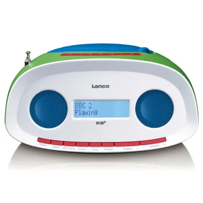 Zdjęcie produktu dla Lenco SCD-70, Analogowe i cyfrowe, AM, DAB+, FM, Gracz, CD, Górą, 2 W