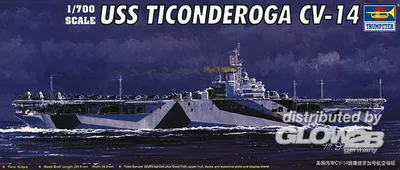 Produktbild von Trumpeter USS Ticonderoga CV-14 1:700, 05736
