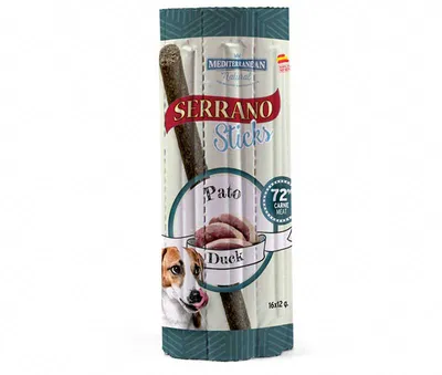 Obrázek produktu pro Serrano Sticks for Dog-Duck 16x12g