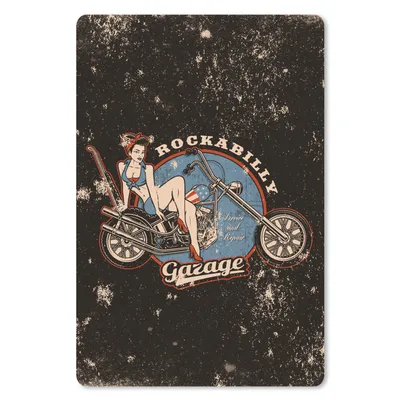 Produktbild von MuchoWow® Mauspad Mousepad Mannshöhle - Frau - Retro 40x60 cm - Mousepads - Maus Mat - Pad - Mausunterlage - Schreibtisch Accesoire