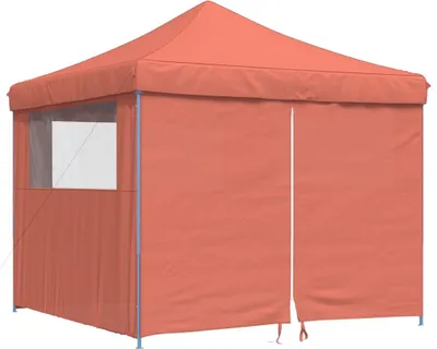 Obrázok produktu pre Skladací pop-up párty stan so 4 bočnými stenami terakotový